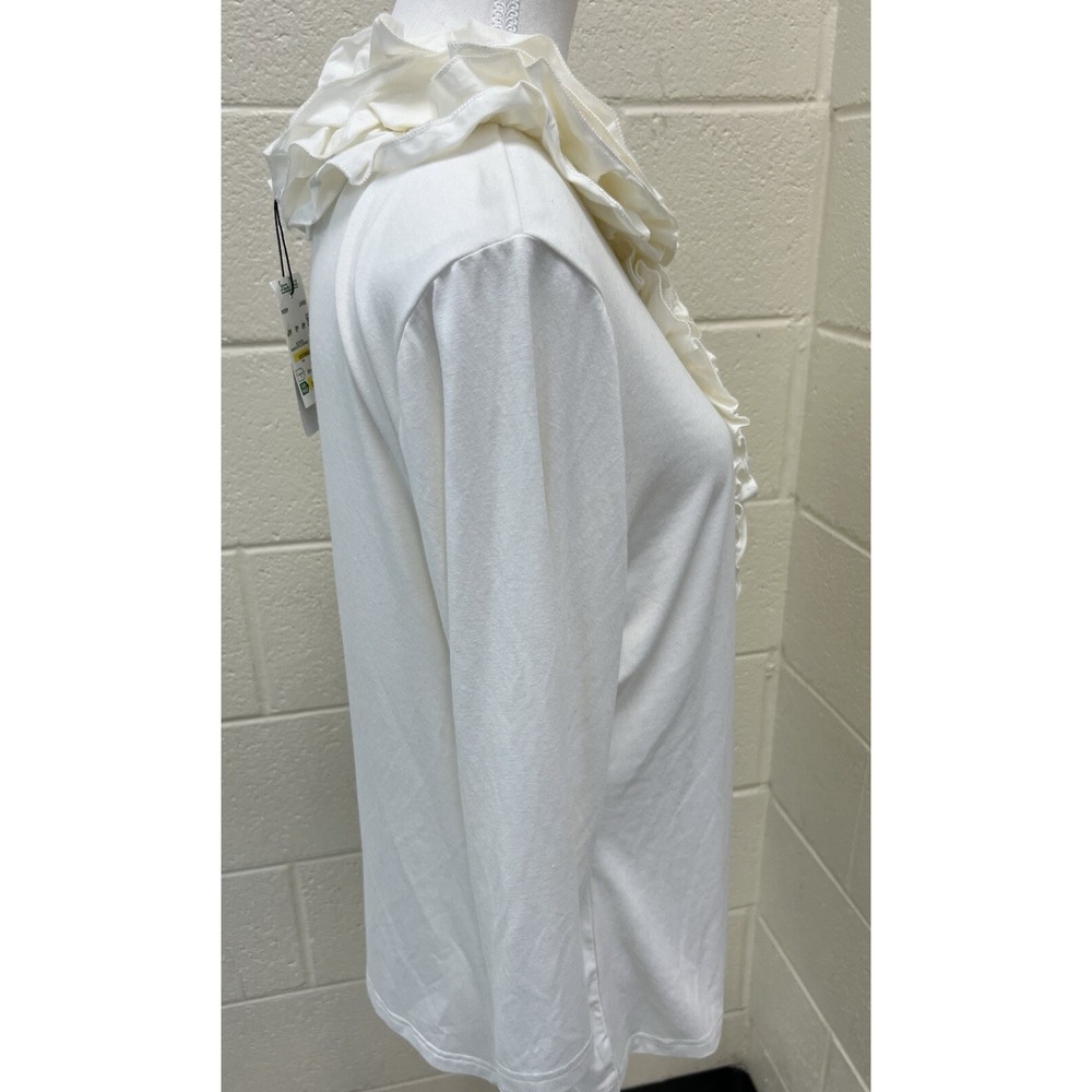 Stera Large Cream‎ Ruffle Soft NWT - Picture 5 of 13